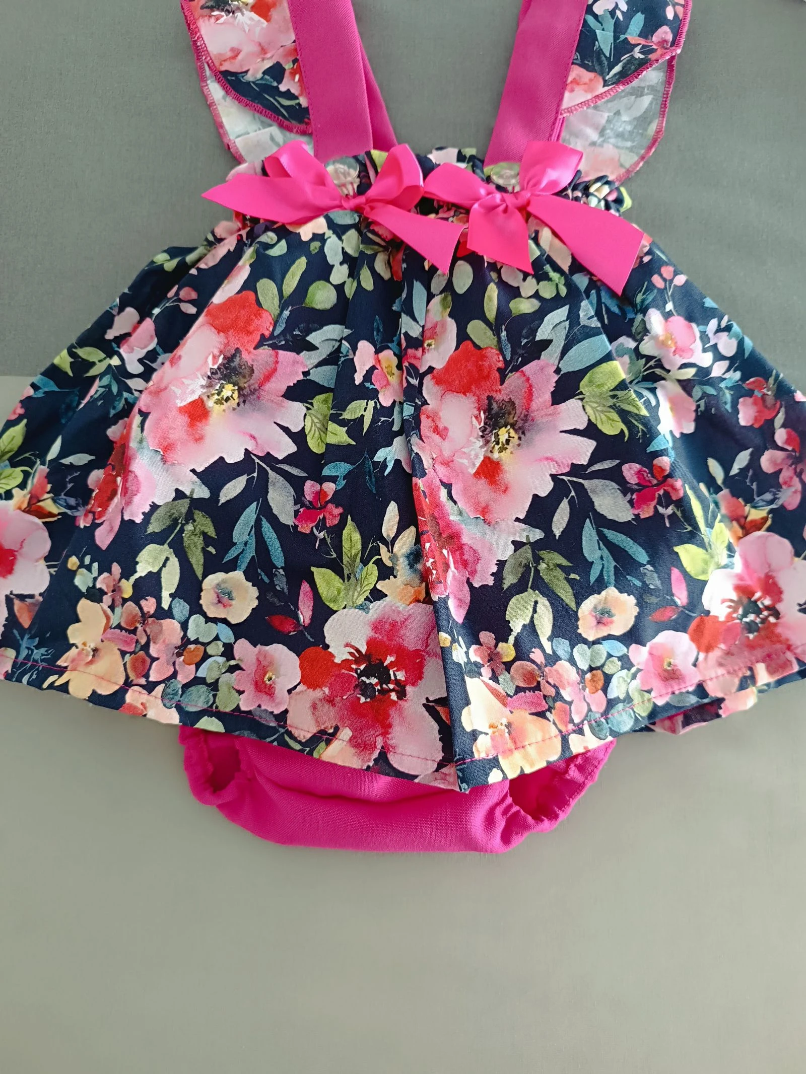 Vestido/Jesusito floral 6-9 meses – photo 8